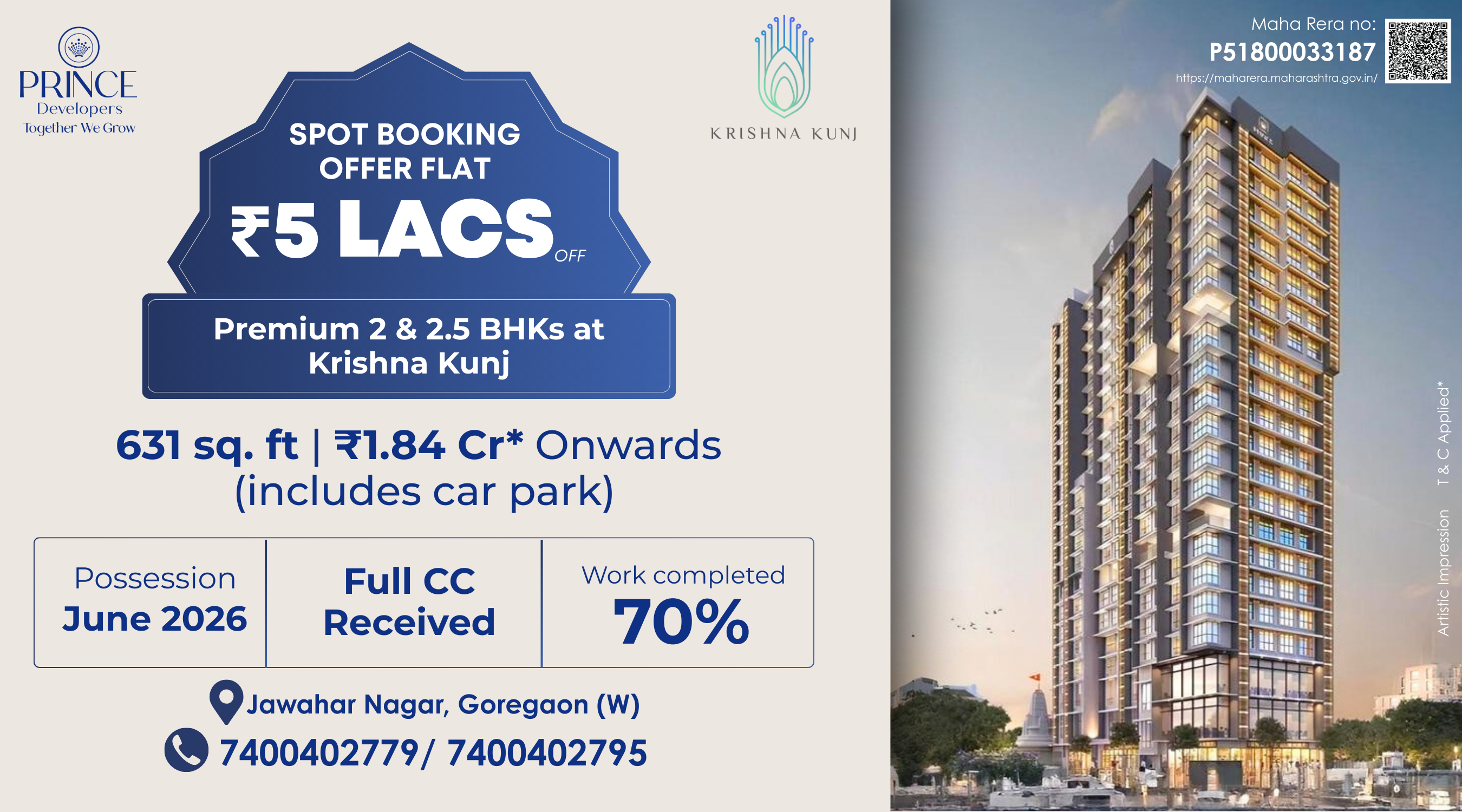 Krishna Kunj 360 - Premium Residential Property in Goregaon West - Exterior View
